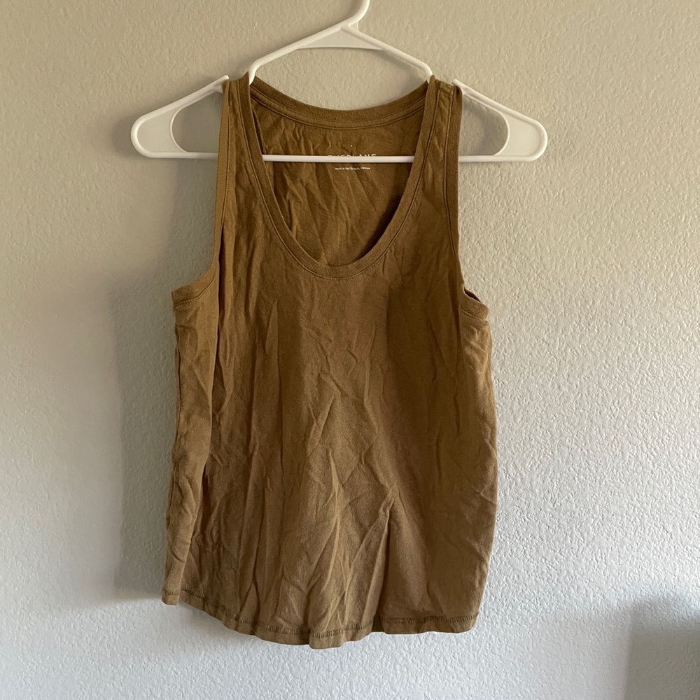 Everlane Olive Tank Top